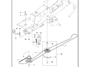 Keilriemen für Husqvarna Rider R 316TX, R 316TX AWD, R 316TsX AWD, R 318X, R 320X AWD