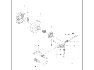 Kettenräder für Husqvarna Benzin-Motorsäge - 540XP®III, T540XP®, T540XP®II, T540XP®III - .325" 7 Zähne (Bildnr. 3 – inkl. Bildnr. 4)