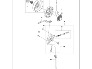 Kettenräder für Husqvarna Benzin-Motorsäge - für 565, 572XP®(G) – 3/8″ (Bildnr. 1 - inkl. Bildnr. 2+3)
