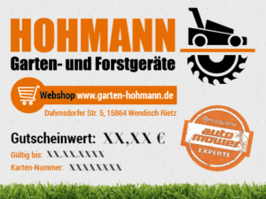 Hohmann´s Geschenkgutscheine