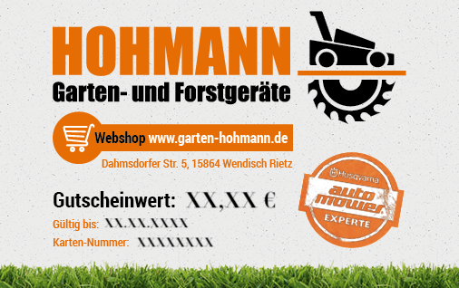 Hohmanns Geschenkgutschein